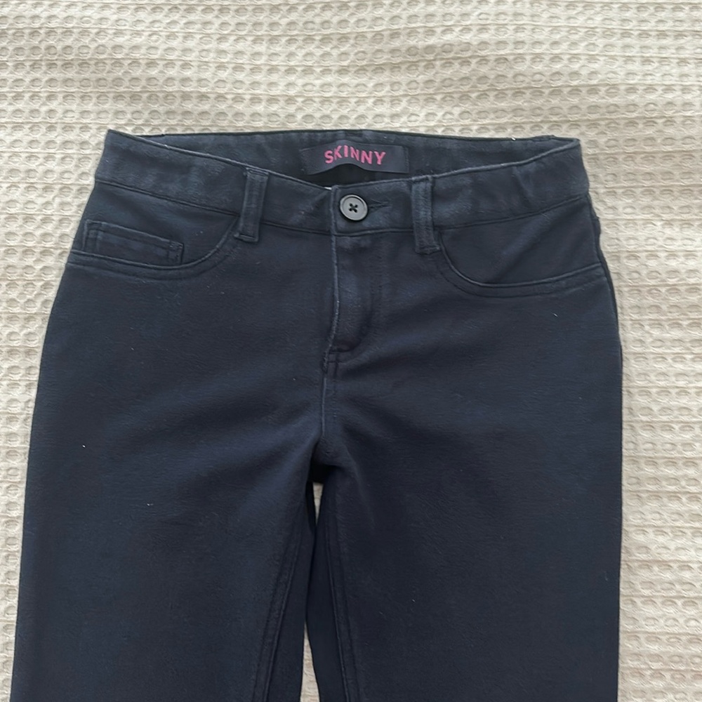 Girls navy uniform pants- size 12